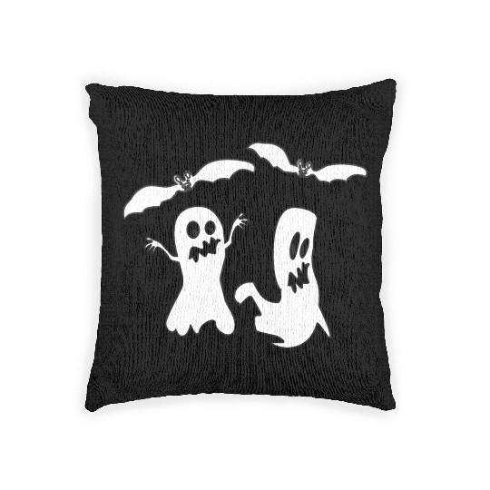 halloween best design Woven Pillows