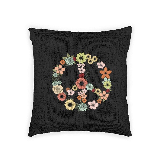 Vintage Wildflowers Sublimation Woven Pillows