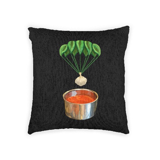 Italian Garlic Basil Tomato Sauce Woven Pillows