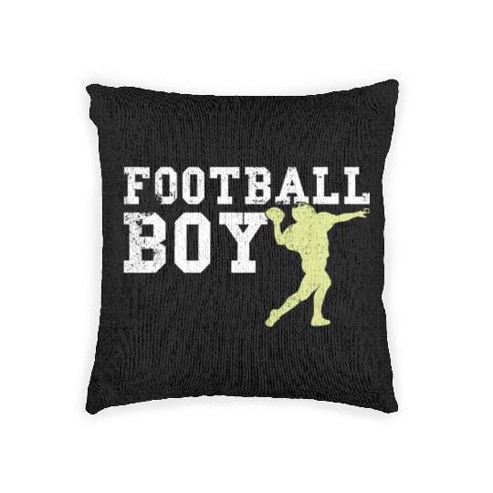 football boy Woven Pillows