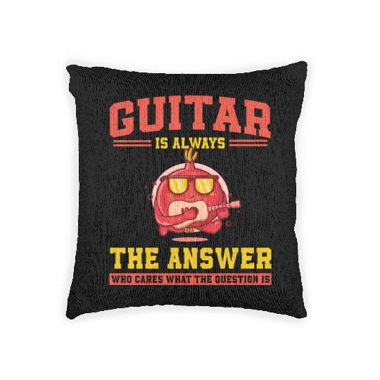 Onion Guitar Woven Pillows