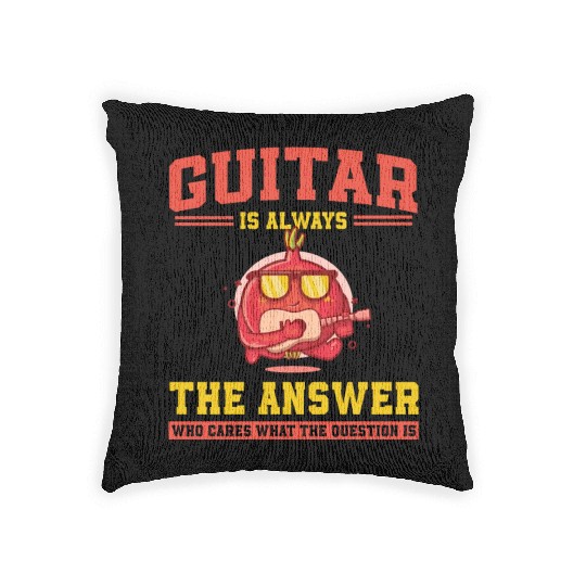 Onion Guitar Woven Pillows