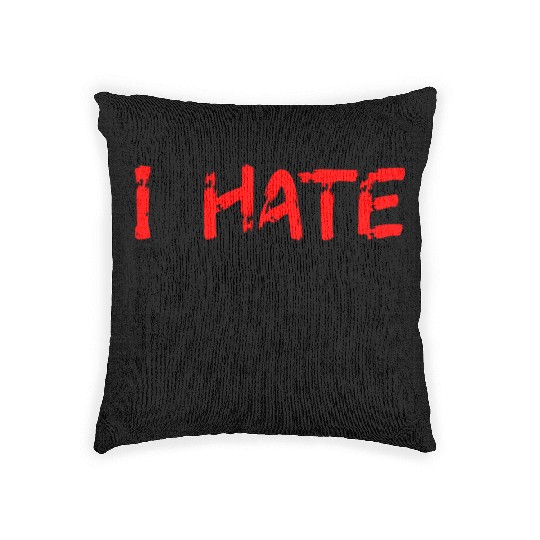 I Hate Mornings And Pants And People 3 Woven Pillows