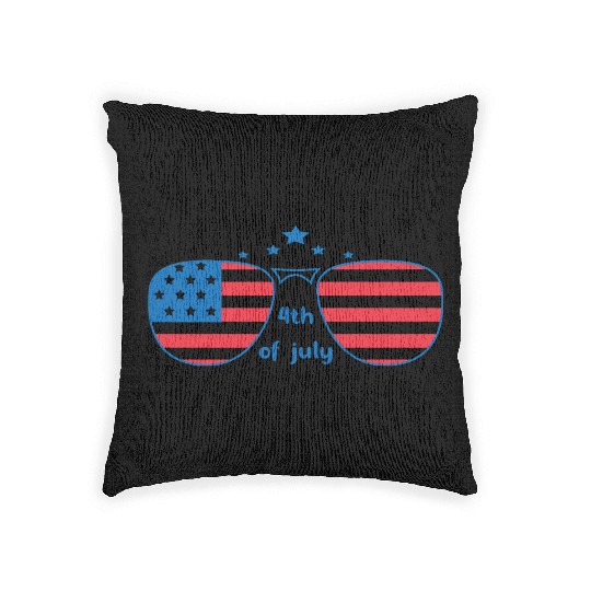 Happy Fourth Of July Woven Pillows