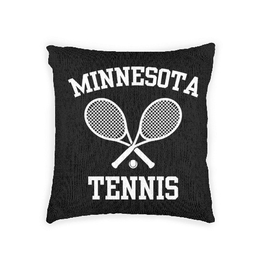 Vintage Minnesota Tennis Woven Pillows