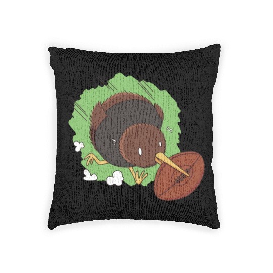 Funny Kiwi Animal Woven Pillows