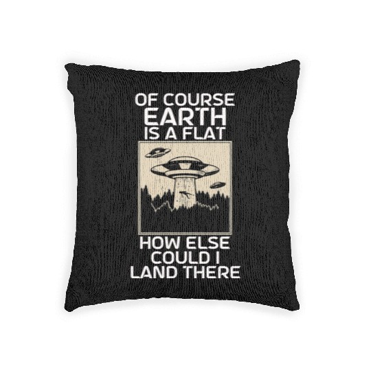 Alien Woven Pillows Ufo Extraterrestrial Children Mars