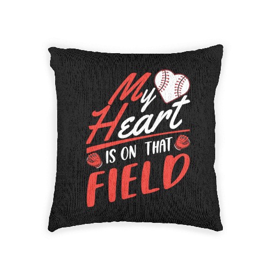 Baseball Mom Son Baseball Lover Woven Pillows
