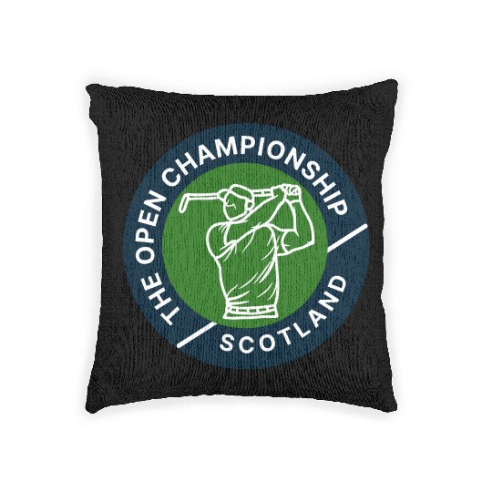 Open Championship, Golf, Golf Tournament Woven Pillows