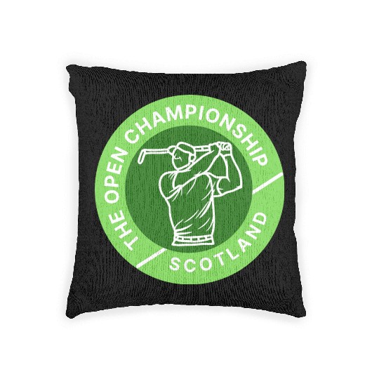 Open Championship, Golf, Golf Tournament Woven Pillows
