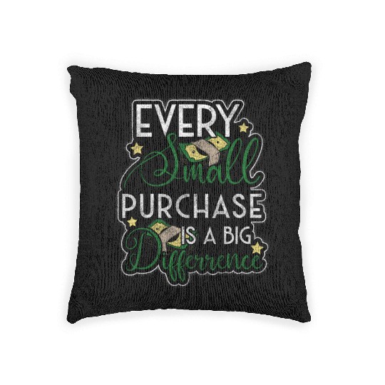 Self-Employed Work Money Business Woven Pillows