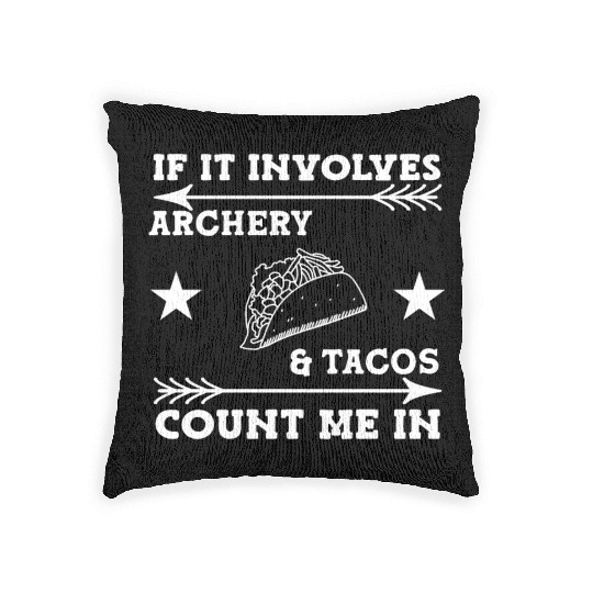Archery Archer Woven Pillows