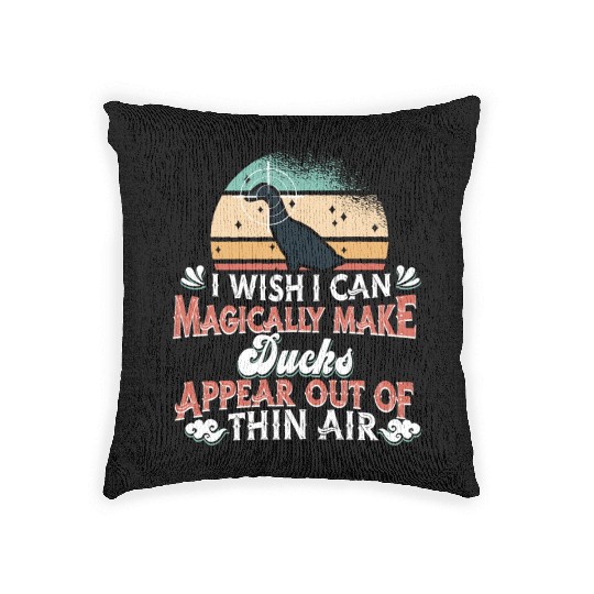Duck Hunting Woven Pillows