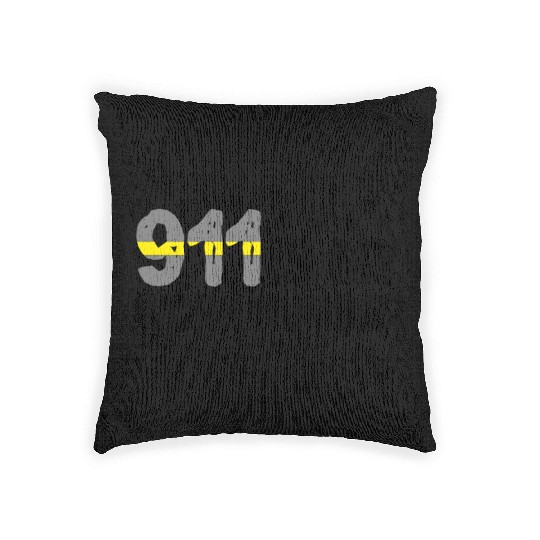 Dispatcher Emergency 911 Is My Work Number Woven Pillows