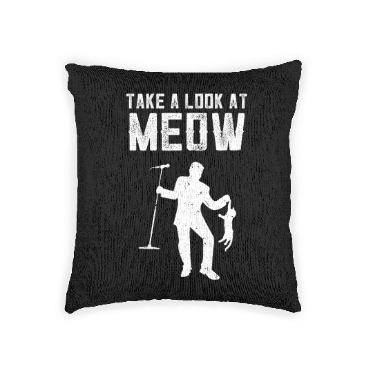 Funny Music Song Kitties Tomcat Cats Woven Pillows