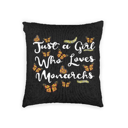 Monarch Butterfly Lover Caterpillar Butterflies Woven Pillows