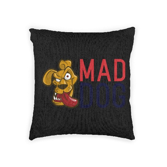 Mad Dog Woven Pillows