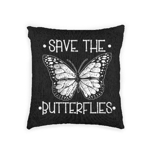 Save The Butterflies Monarch Vintage Collection Woven Pillows