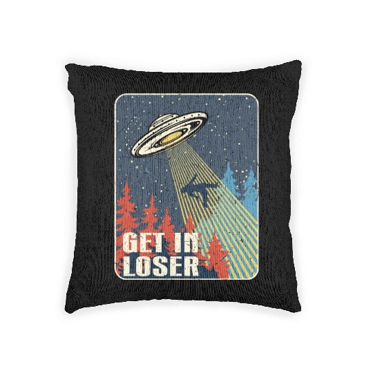 Get In Loser Woven Pillows