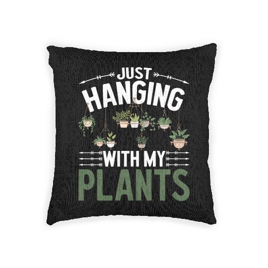 Planting And Harvest Gardener I Love My Garden Woven Pillows