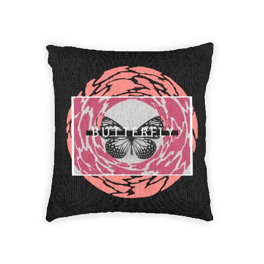 Butterfly Woven Pillows