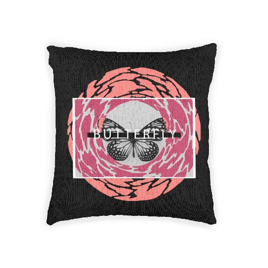 Butterfly Woven Pillows