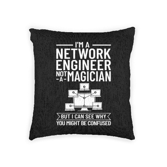 Network Engineer Director Computer Engineering Woven Pillows