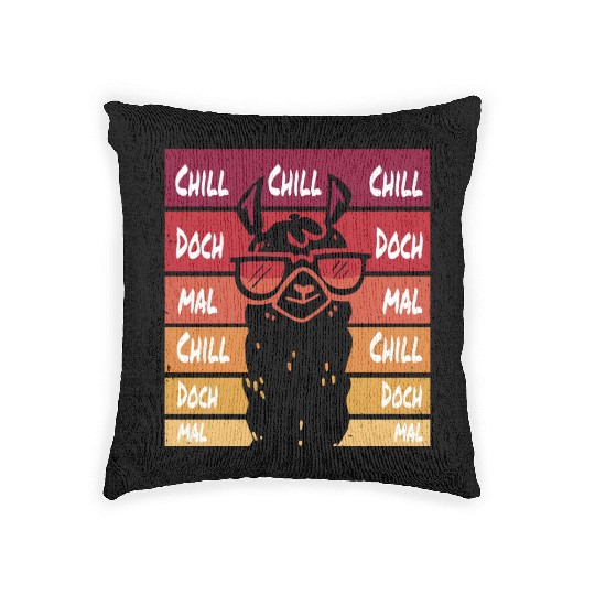 Chill Lama Woven Pillows