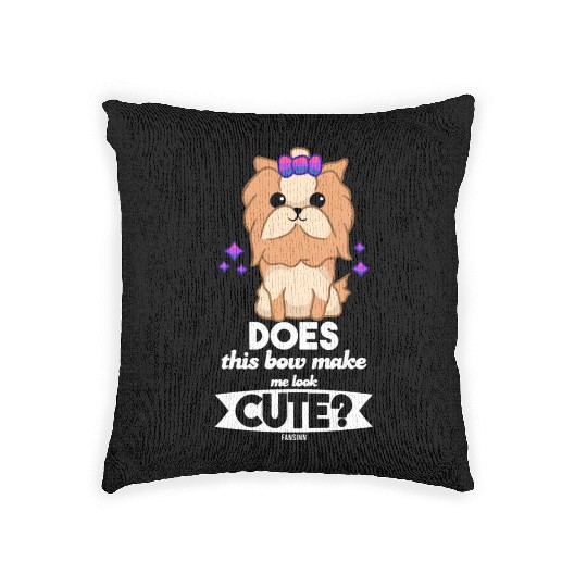 Dog lover pet puppy kids Woven Pillows