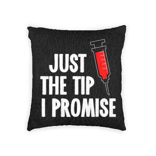 Nurses Week Woven Pillows Just The Tip Syringe Nurse Woven Pillows