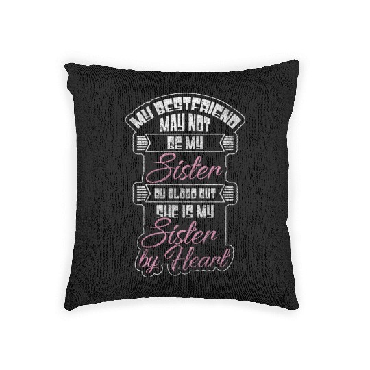 Friendship Love Sister Sweet Woven Pillows