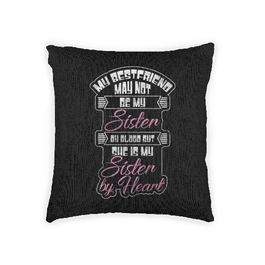 Friendship Love Sister Sweet Woven Pillows