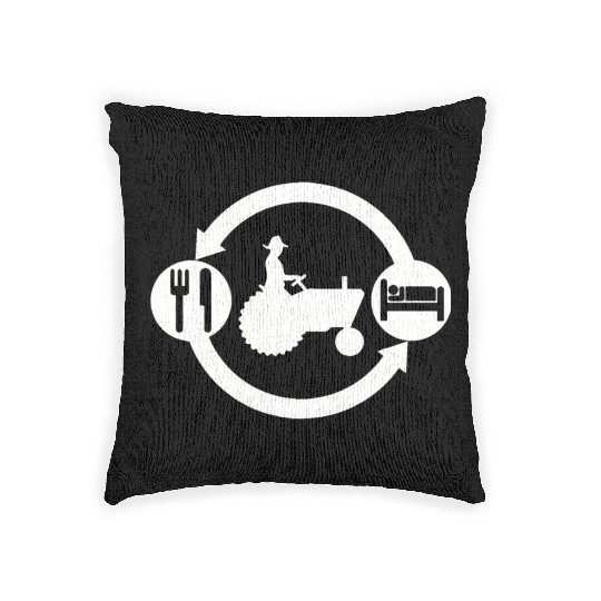 EAT SLEEP FARM Woven Pillows