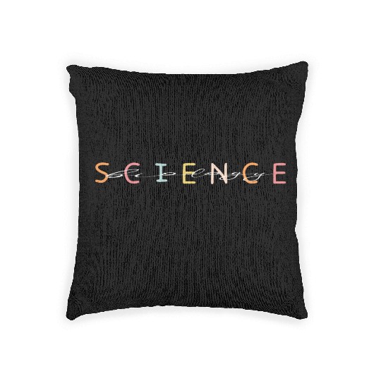 Science biology Design Woven Pillows
