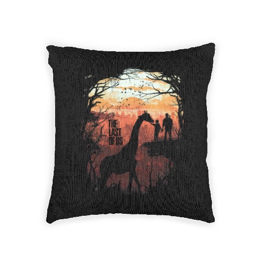 The Last of Us Joel and Ellie Family Woven Pillows