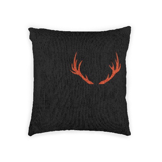 Vixen Reindeer Cute Woven Pillows