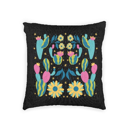 design, art, cartoon, graphic, decoration, drawing Woven Pillows