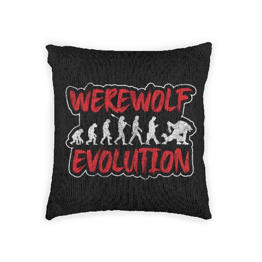 Werewolf Night Animal Game Woven Pillows