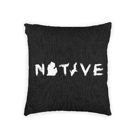 Michigan Native Great Lakes Pride Woven Pillows