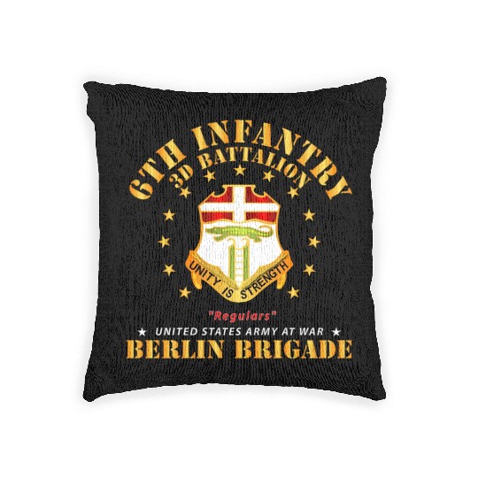 Army 3d Battalion 6th Infantry Berlin Brigade X 30 Woven Pillows