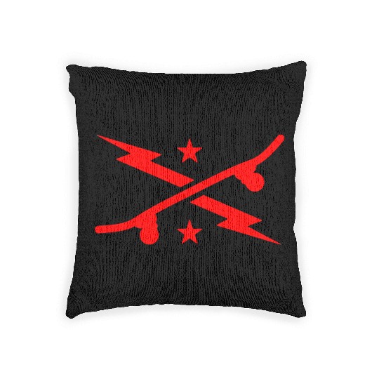 Lightning Skateboard Woven Pillows