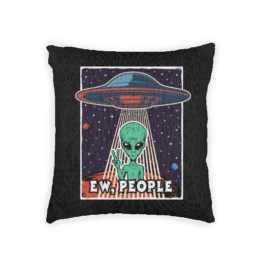 Ew people Woven Pillows