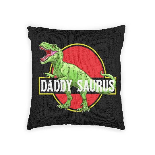 Daddysaurus Papasaurus Woven Pillows