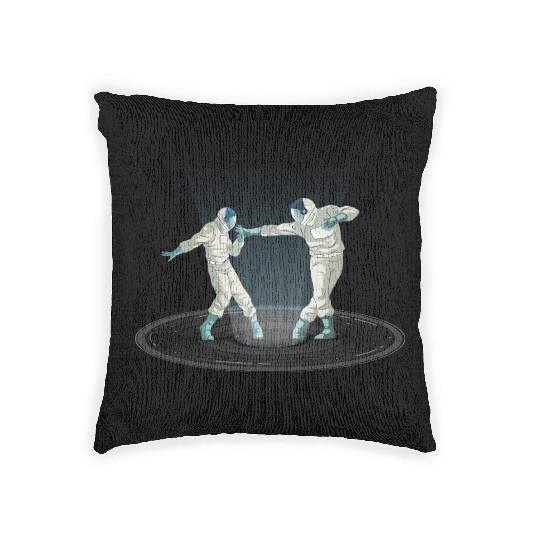 Dancing Astronauts Woven Pillows