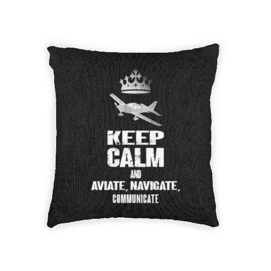 Aviation Plane Pilots Woven Pillows