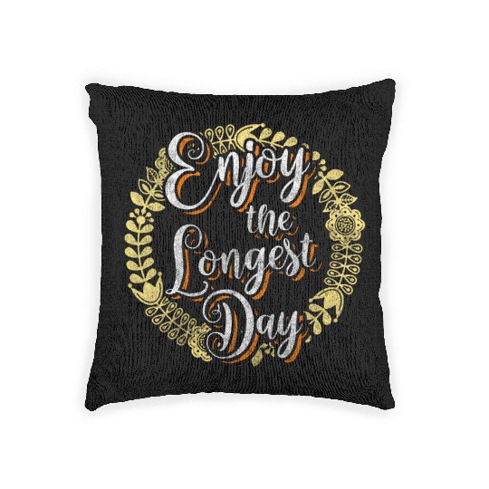 Festival Tradition Summer Solstice Feast Day Woven Pillows