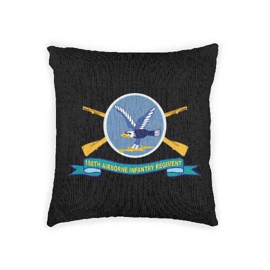 Army 188th Airborne Infantry Regiment w Br SSI Rib Woven Pillows