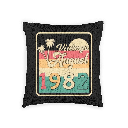40th Anniversary August 1982 Woven Pillows