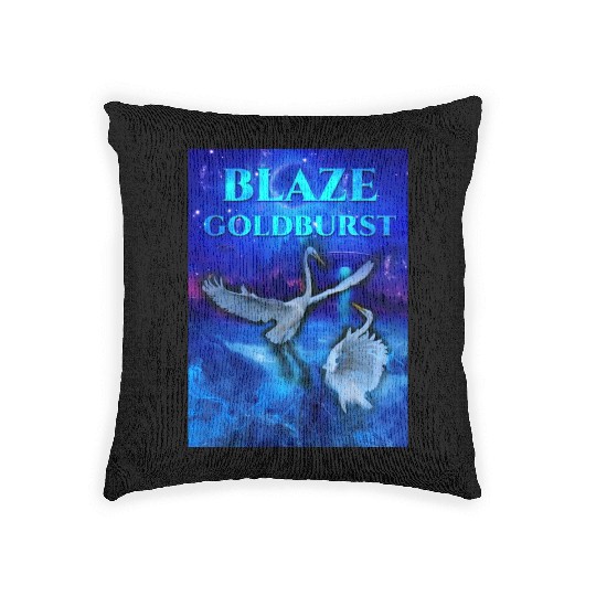 Blaze Goldburst Fantasy Book Birds Animals Fight Woven Pillows