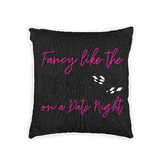Fancy Like The Race Track On A Date Night 2 Woven Pillows